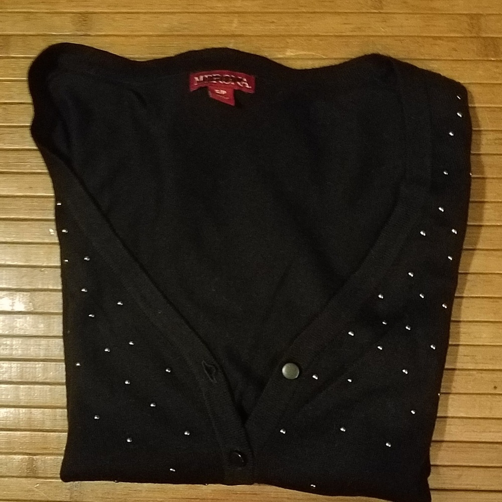 Merona SWEATER W CRYSTAL BLING - Picture 4 of 4